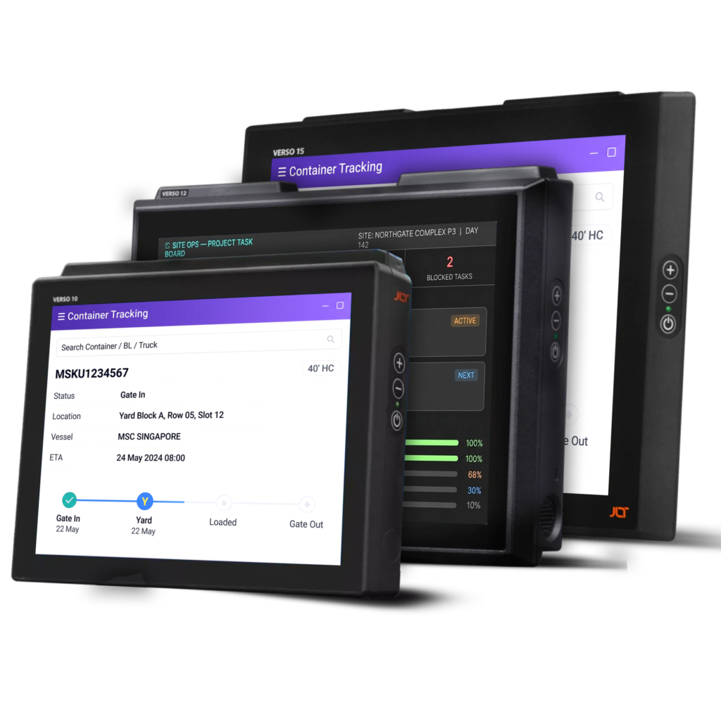 Verso series rugged vehicle mount computer